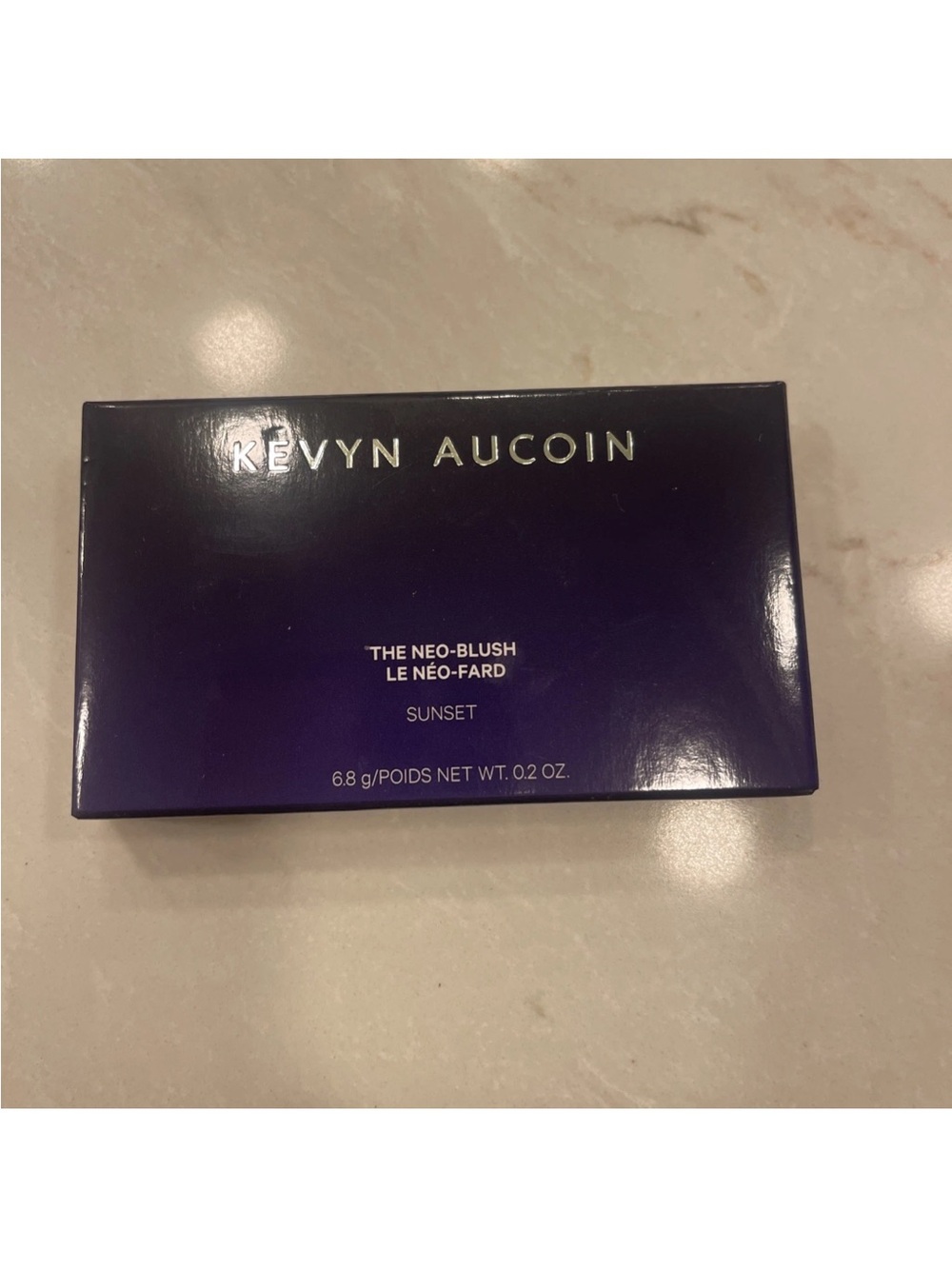 Kevyn Aucoin Neo-Blush in Sunset - Deep Purple Packaging
